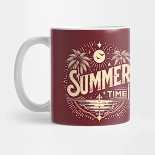 Tropical Summer Vibes warm season welcome summer Mug